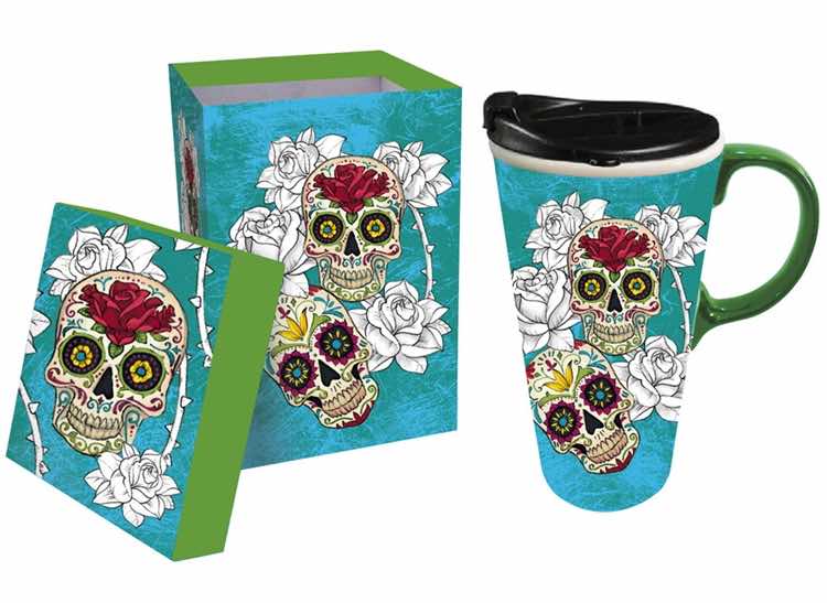 Ceramic Travel Mug | Day of the Dead